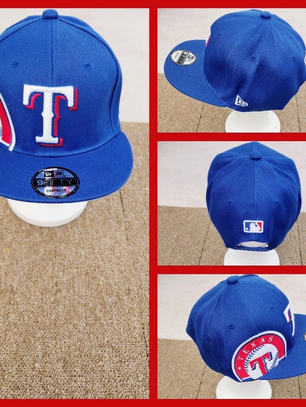 TEXAS RANGERS MLB BASEBALL SNAPBACK HAT.
